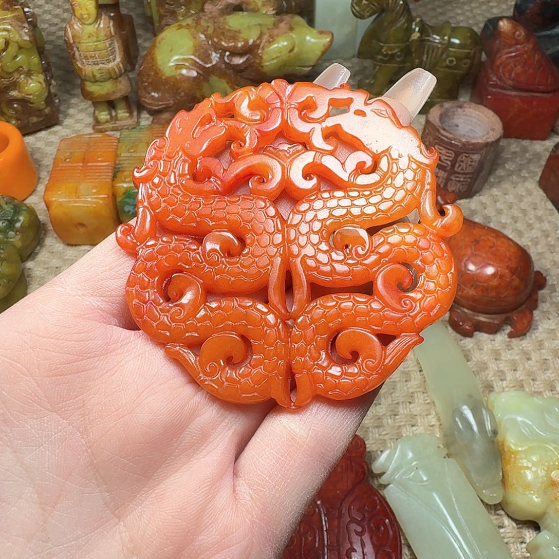 白玉菩提吊坠挂件