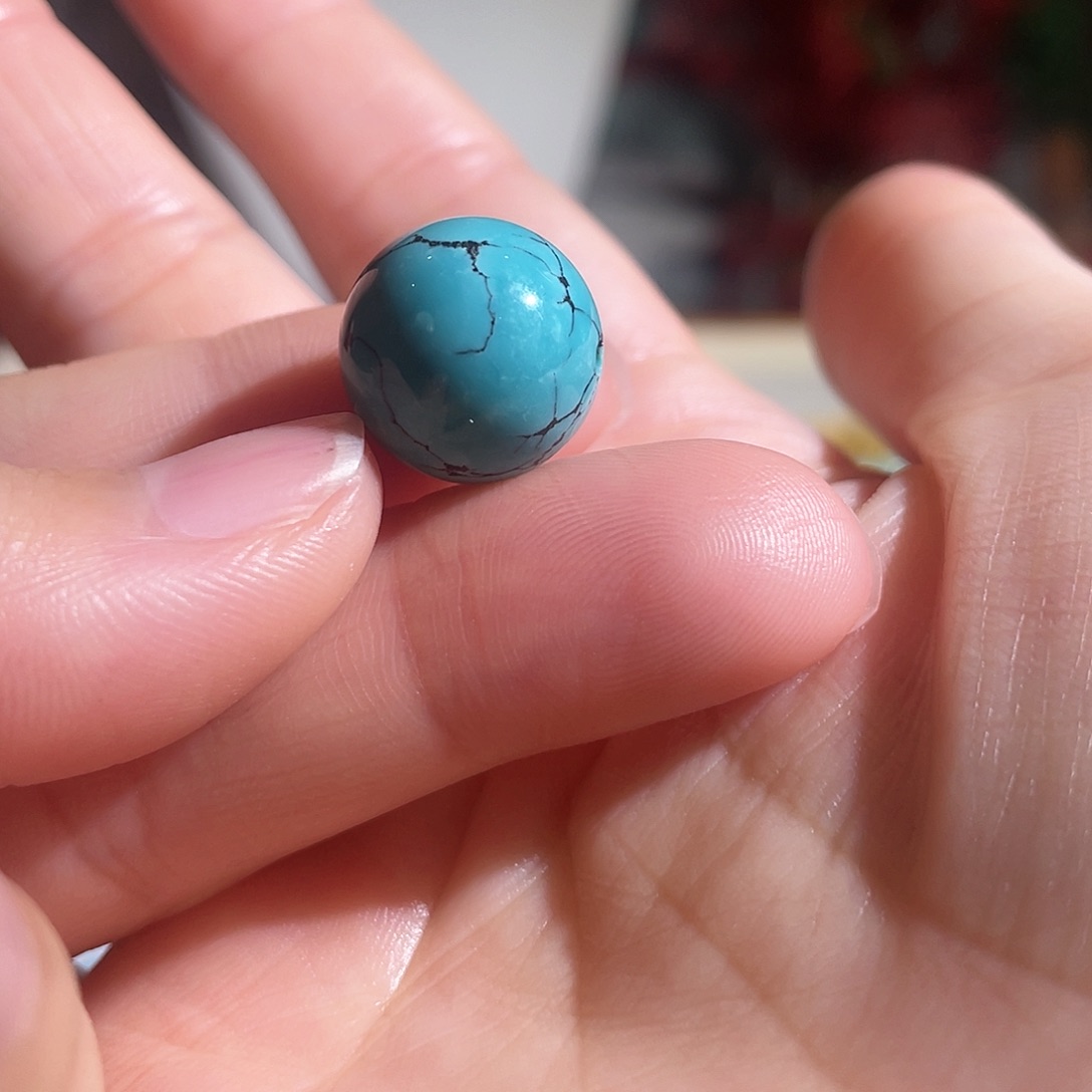 绿松石配饰未镶嵌晶****球