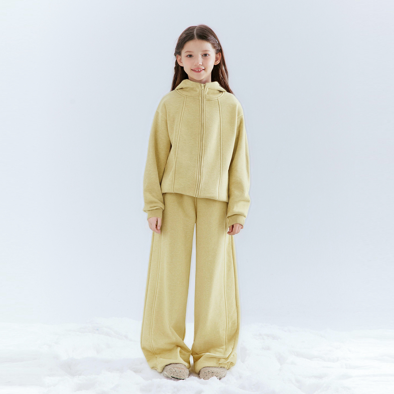笛莎童装女童秋冬套装儿童休闲运动连帽套装中大童洋气-7M255T103