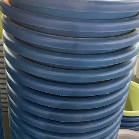 树脂四季8号藏青无托3个