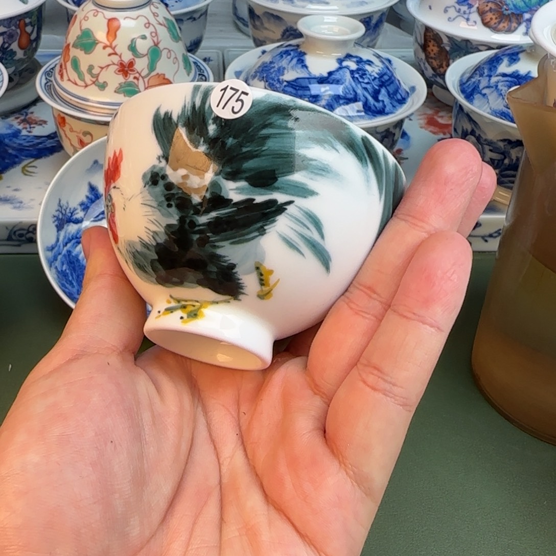 彦祖纯手工手绘茶具175