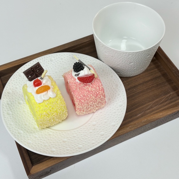 简约手绘圆形甜品杯（高白）+白瓷杯碟（高白）创意陶瓷餐具家用茶杯