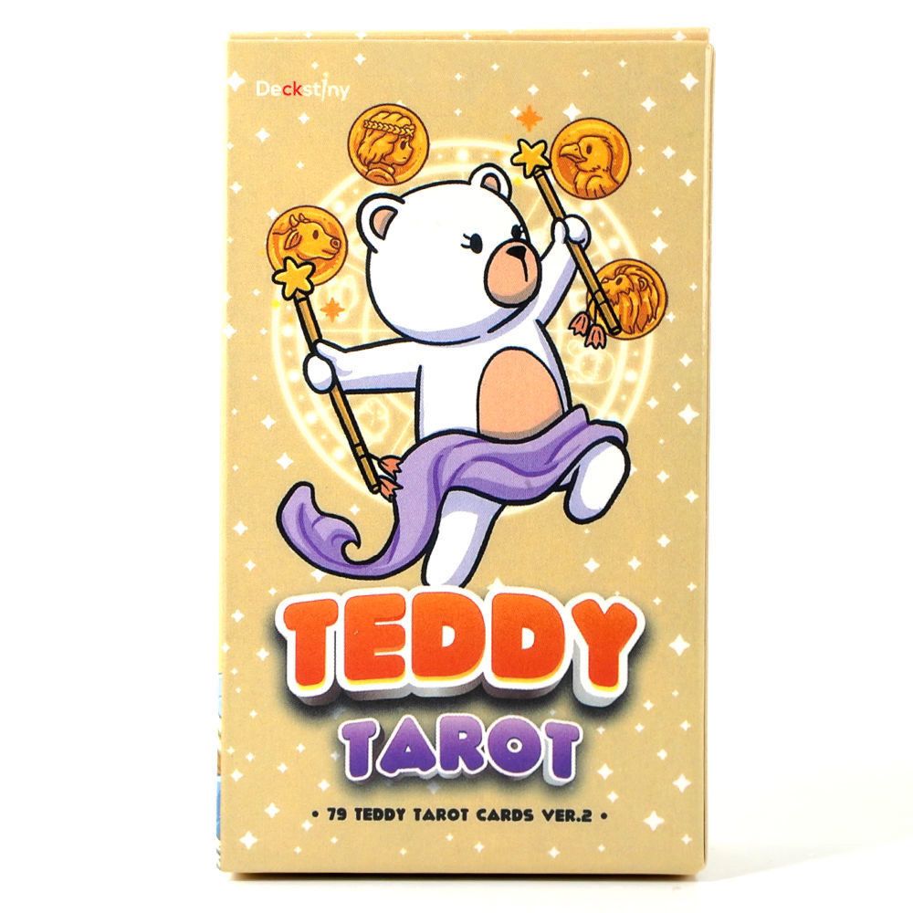 泰迪熊塔罗牌 teddy tarot 7x10cm纸盒 铁盒渡边