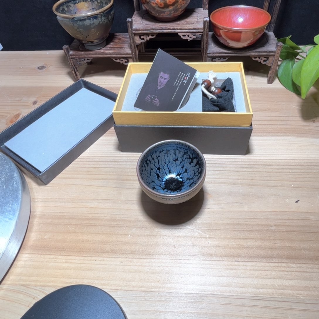 茶盏陈玉峰牡丹花主人杯