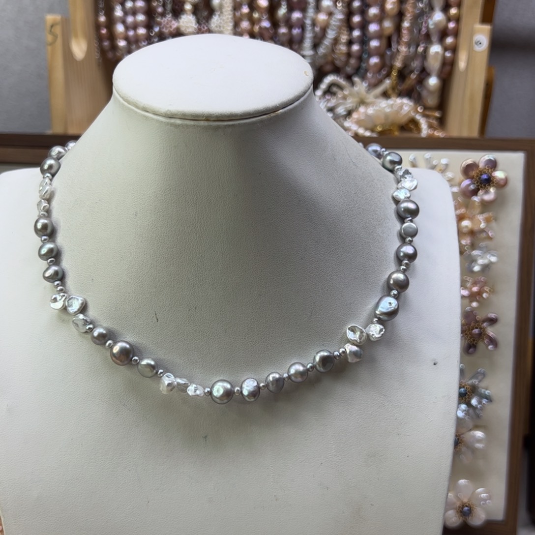 淡水珍珠合金手绳