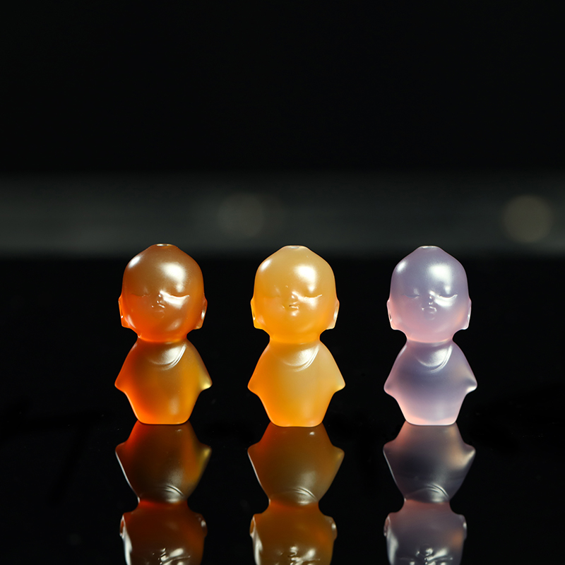【庄家】玛瑙Q版可爱小弥勒 玛瑙挂件 多样性