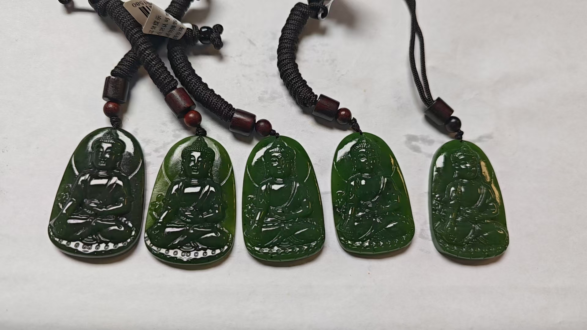 和田玉碧玉佛公44.7*28.5*7mm左右多样性发其一C-764