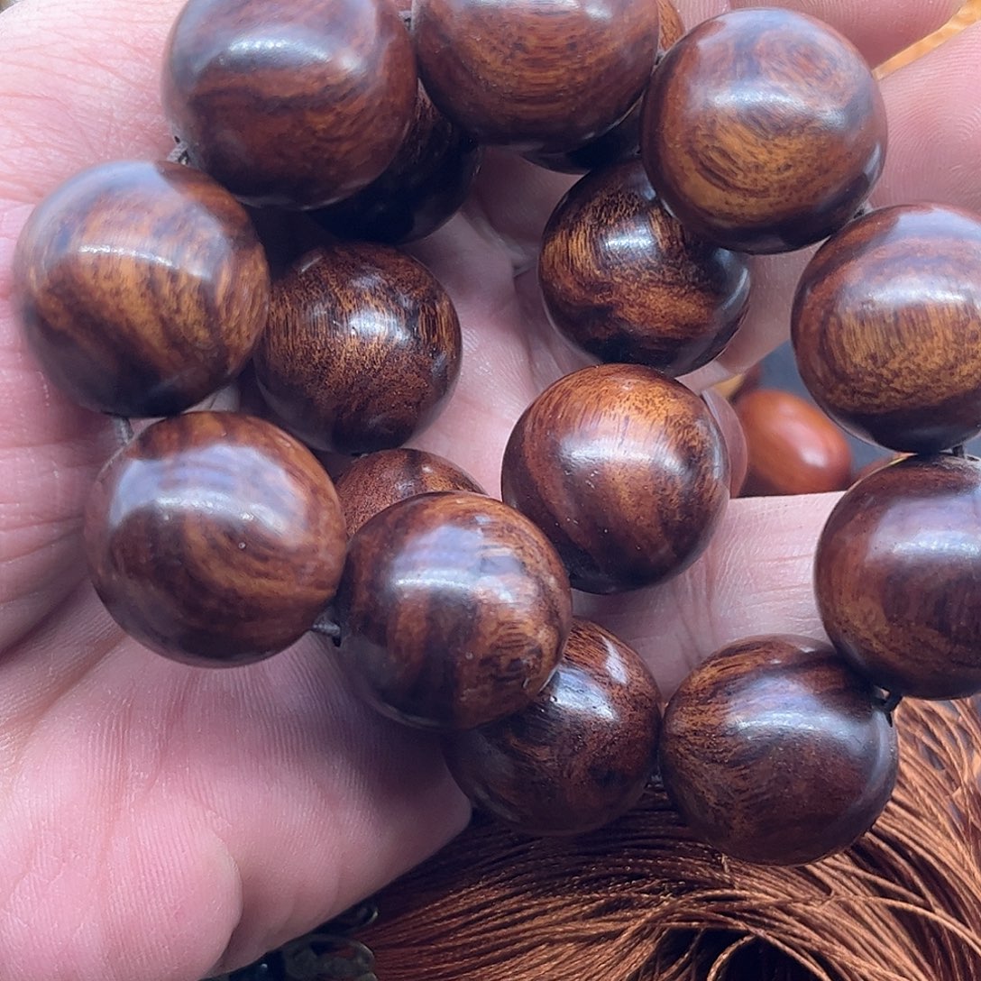 安南黄檀（紫檀柳）手串/手链紫檀柳手串18颗