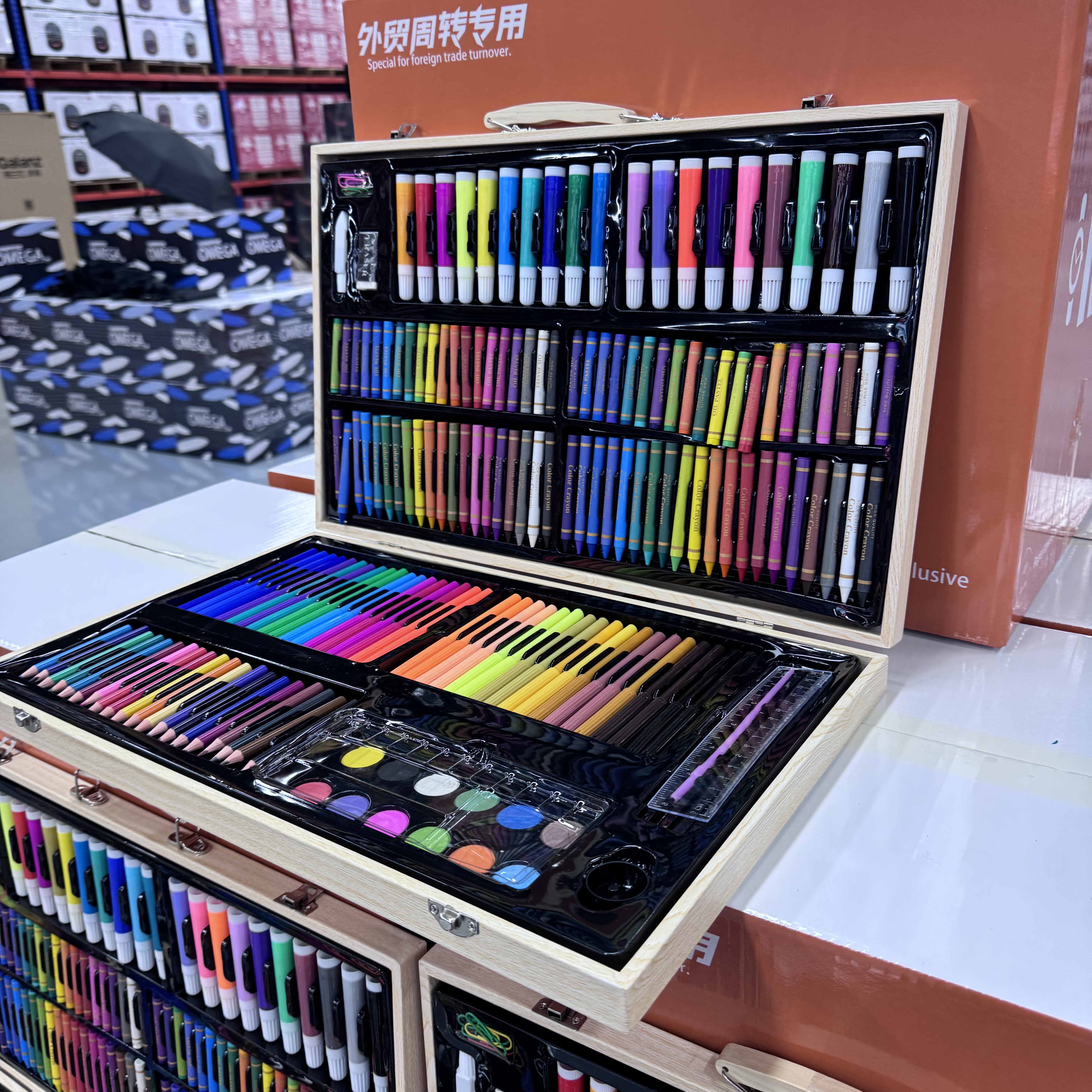 画画工具画笔礼盒水彩笔美术专用学生绘画套装水彩笔