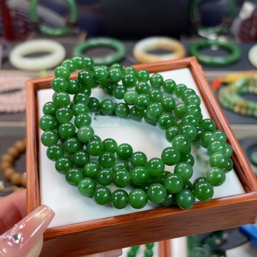 和田玉手链未镶嵌