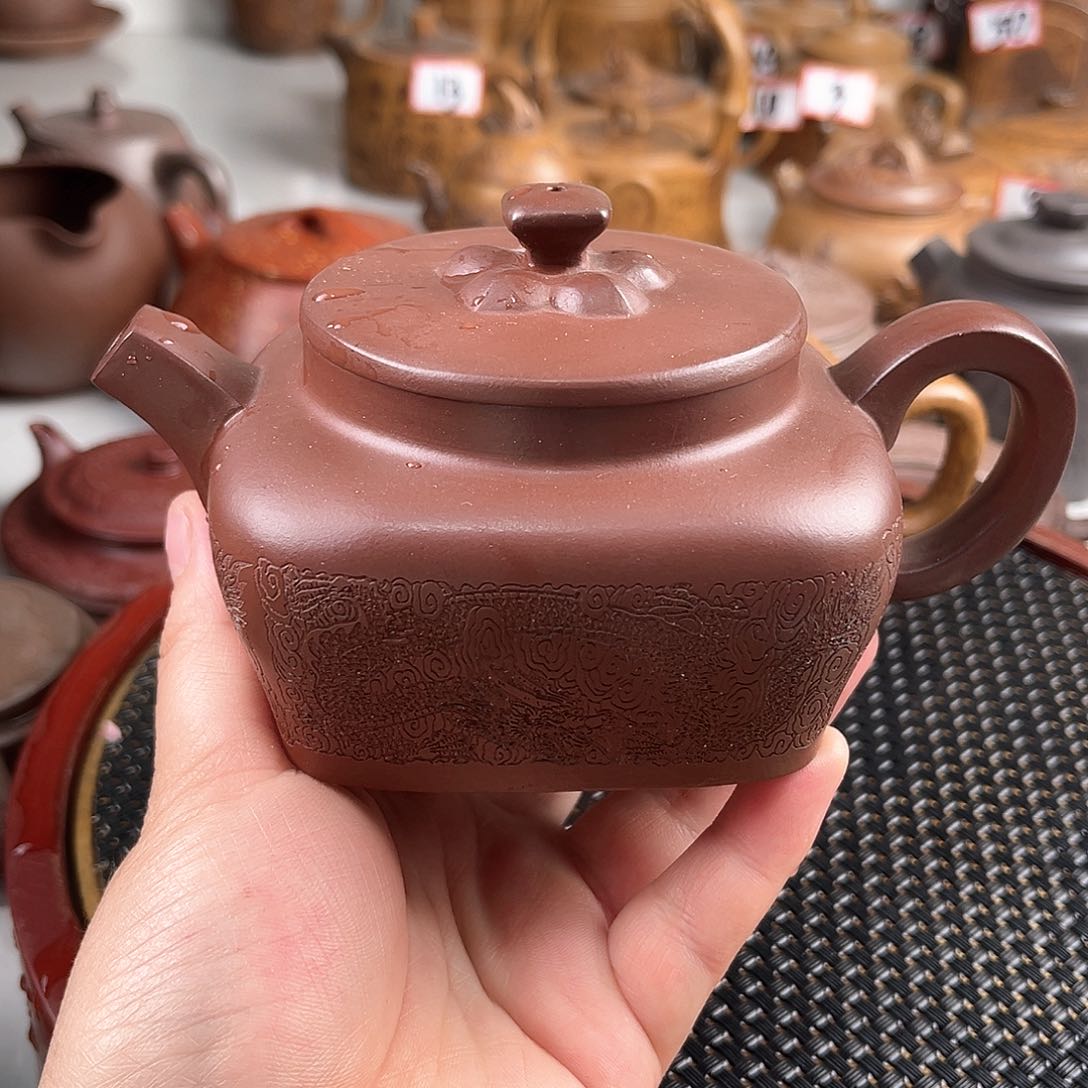 紫泥茶壶宜兴紫砂