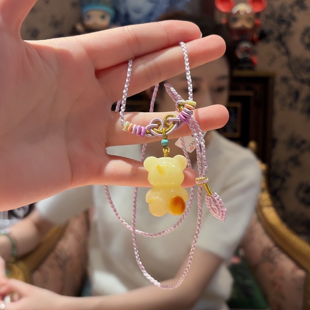 蜜蜡颈饰未镶嵌3号