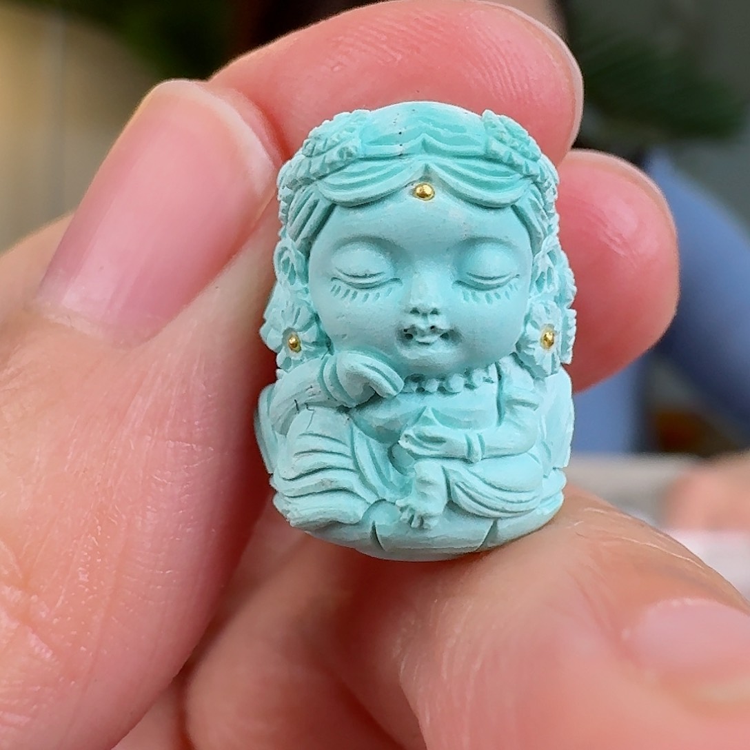 绿松石珠宝奇石未镶嵌