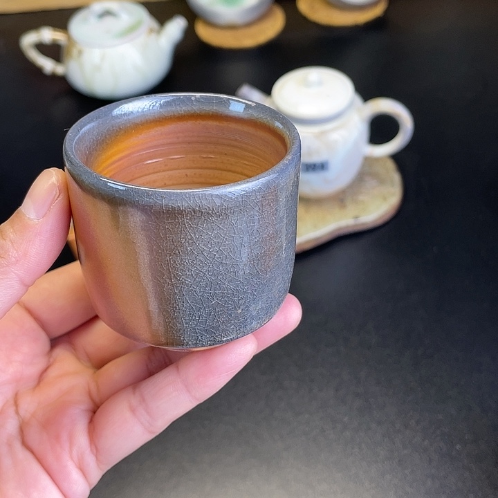 燃薪柴烧茶器主人杯