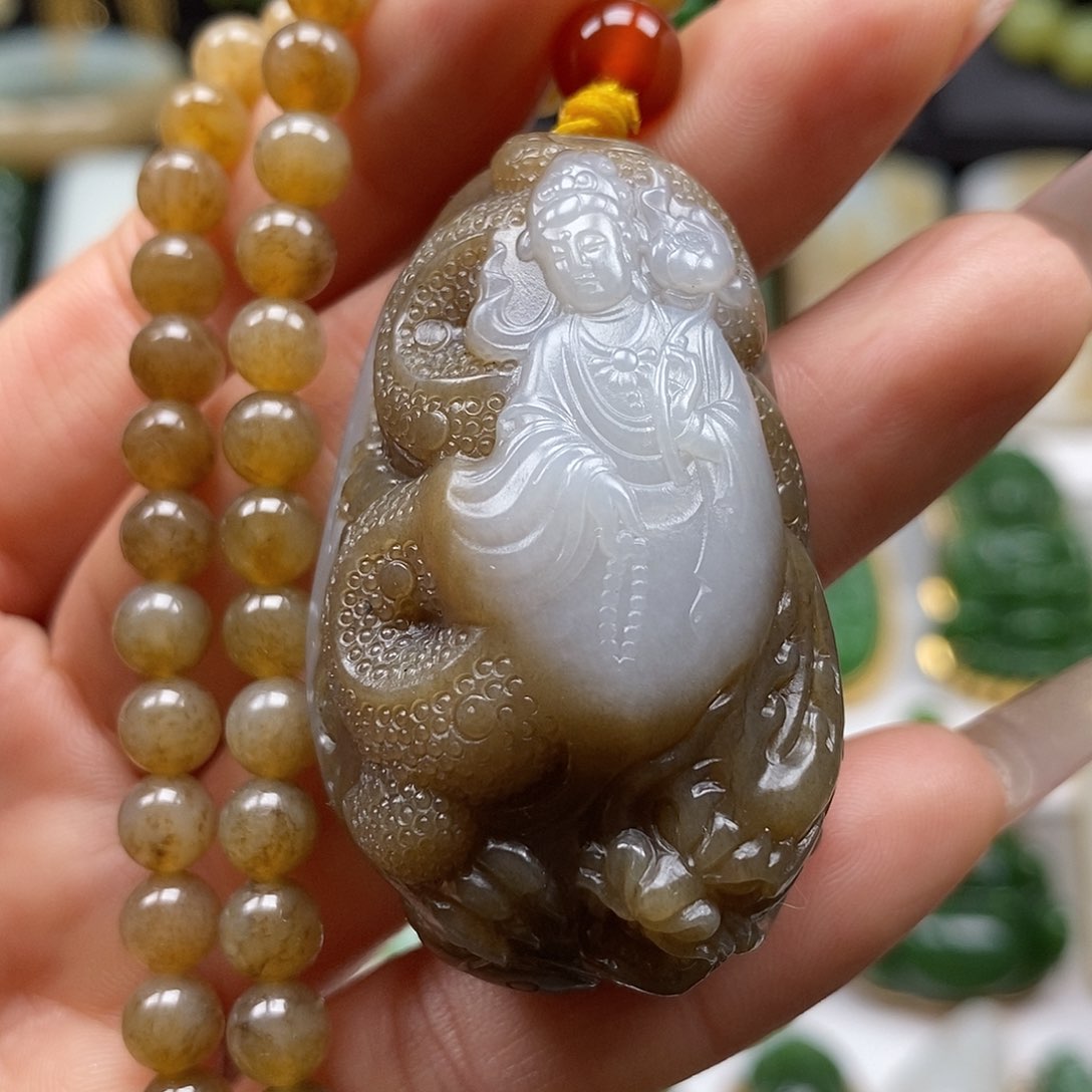 和田玉颈饰未镶嵌