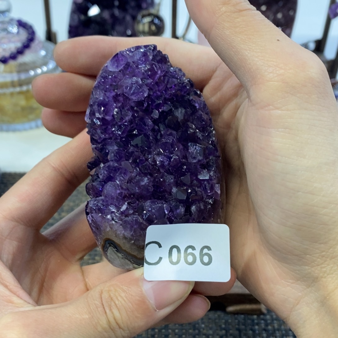 紫晶摆件摆件未镶嵌