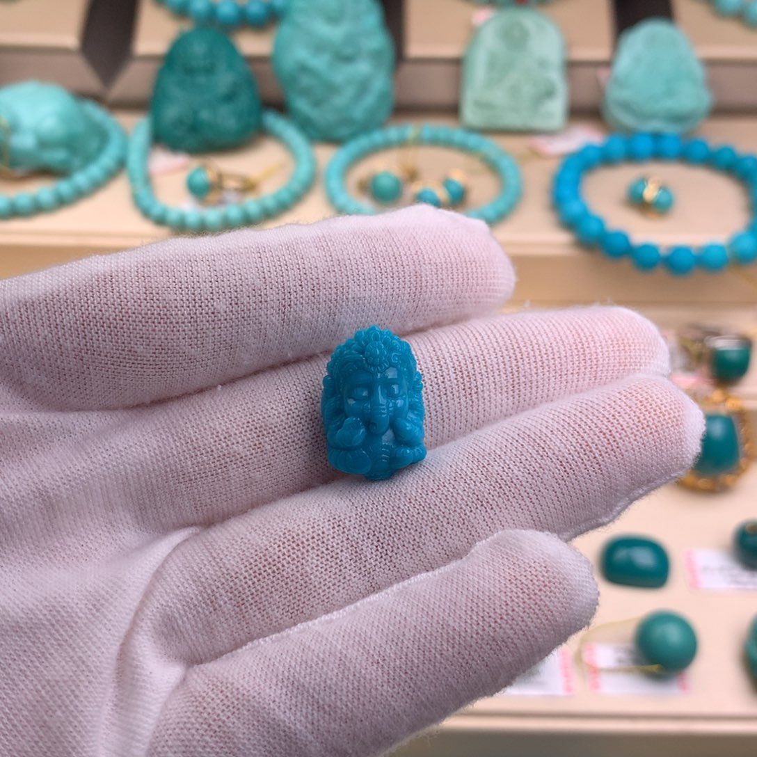 绿松石珠宝奇石未镶嵌