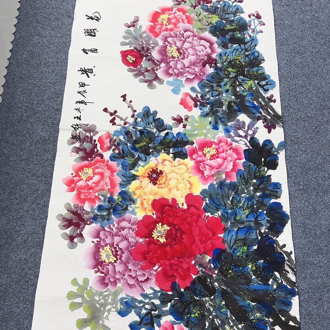 国画国画作品宣纸纯手绘