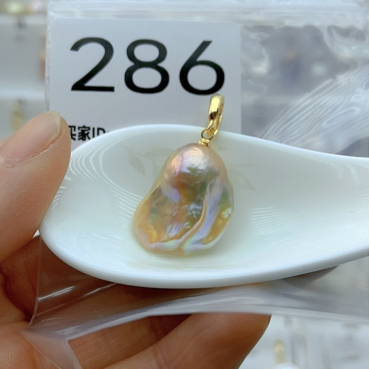 淡水珍珠颈饰银S925镶嵌