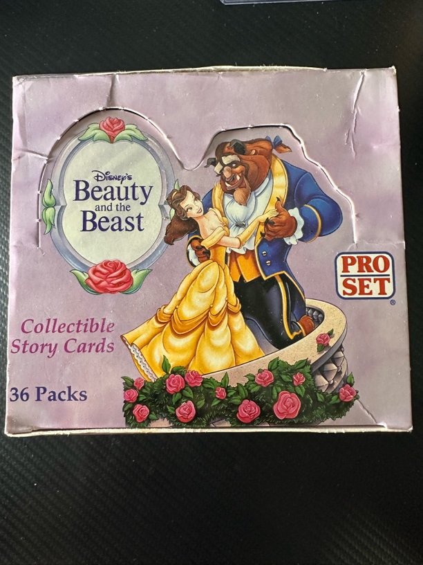1992 Proset 美女与野兽 中古 收藏卡 