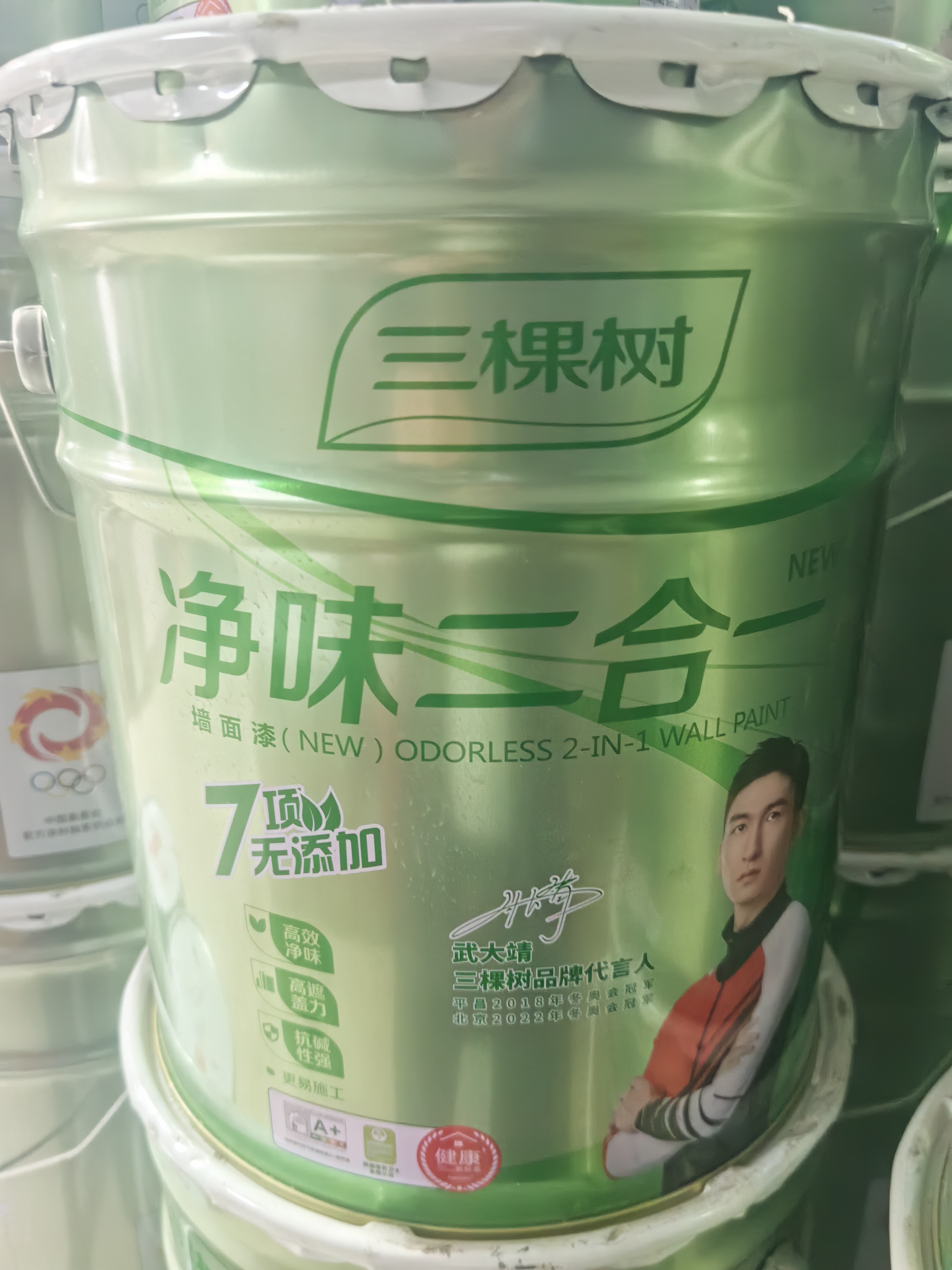 三棵树净味二合一墙面漆