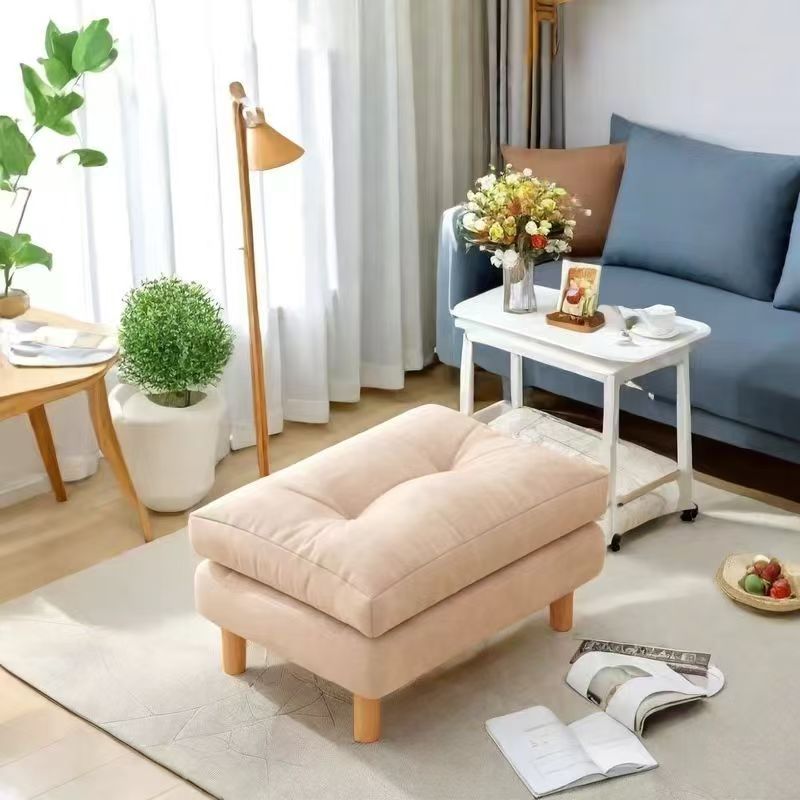 家用方形换鞋脚托午休搁脚凳沙发懒人矮凳客厅脚踏午睡神器脚凳子