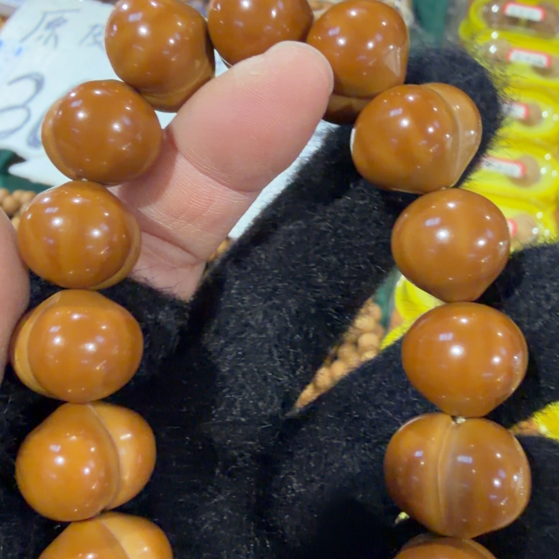 猴头核桃手串屁桃