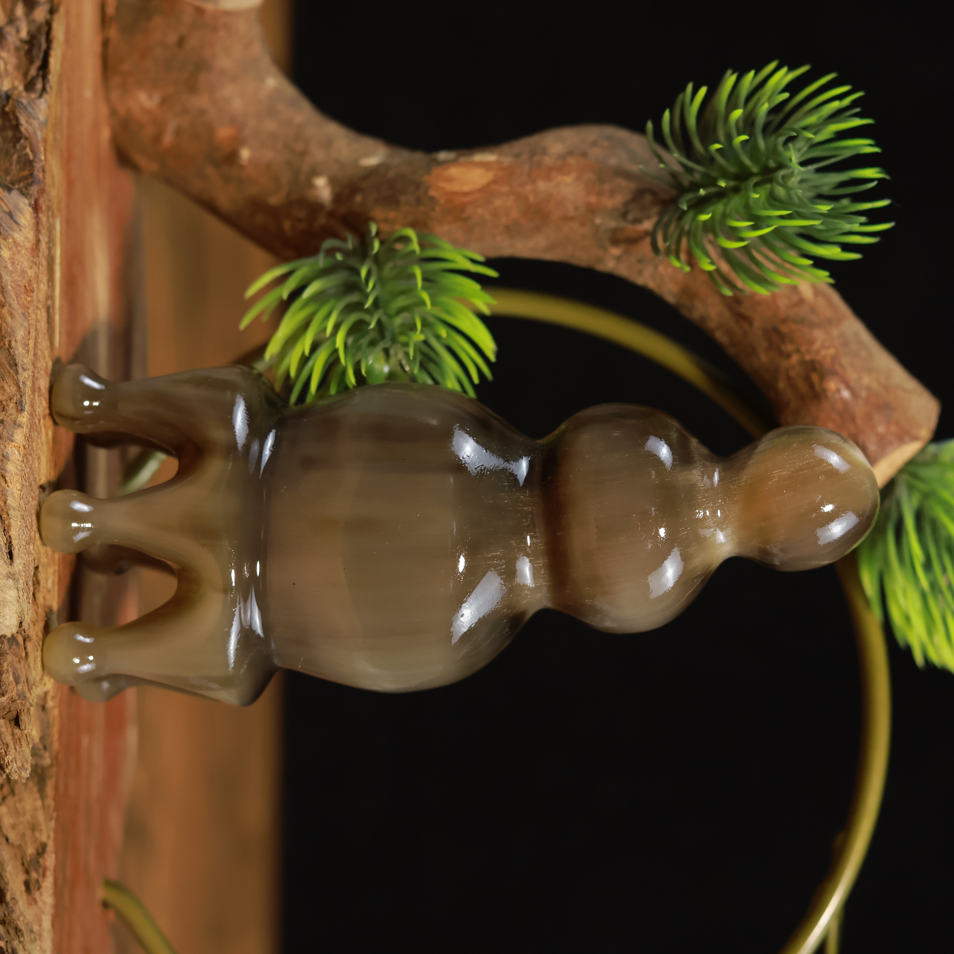 【梳香视佳】匠人手工艺品雕刻定制收藏款牛角制品（一物一拍）