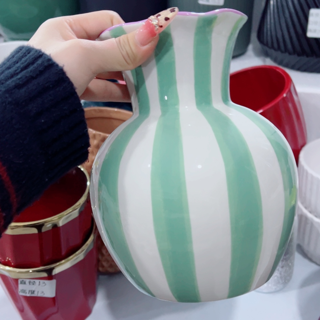 无孔，陶瓷花盆满10米包邮发货