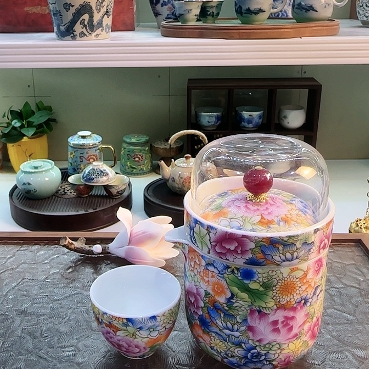 茶具套装旅行茶具茶叶罐玻璃水杯