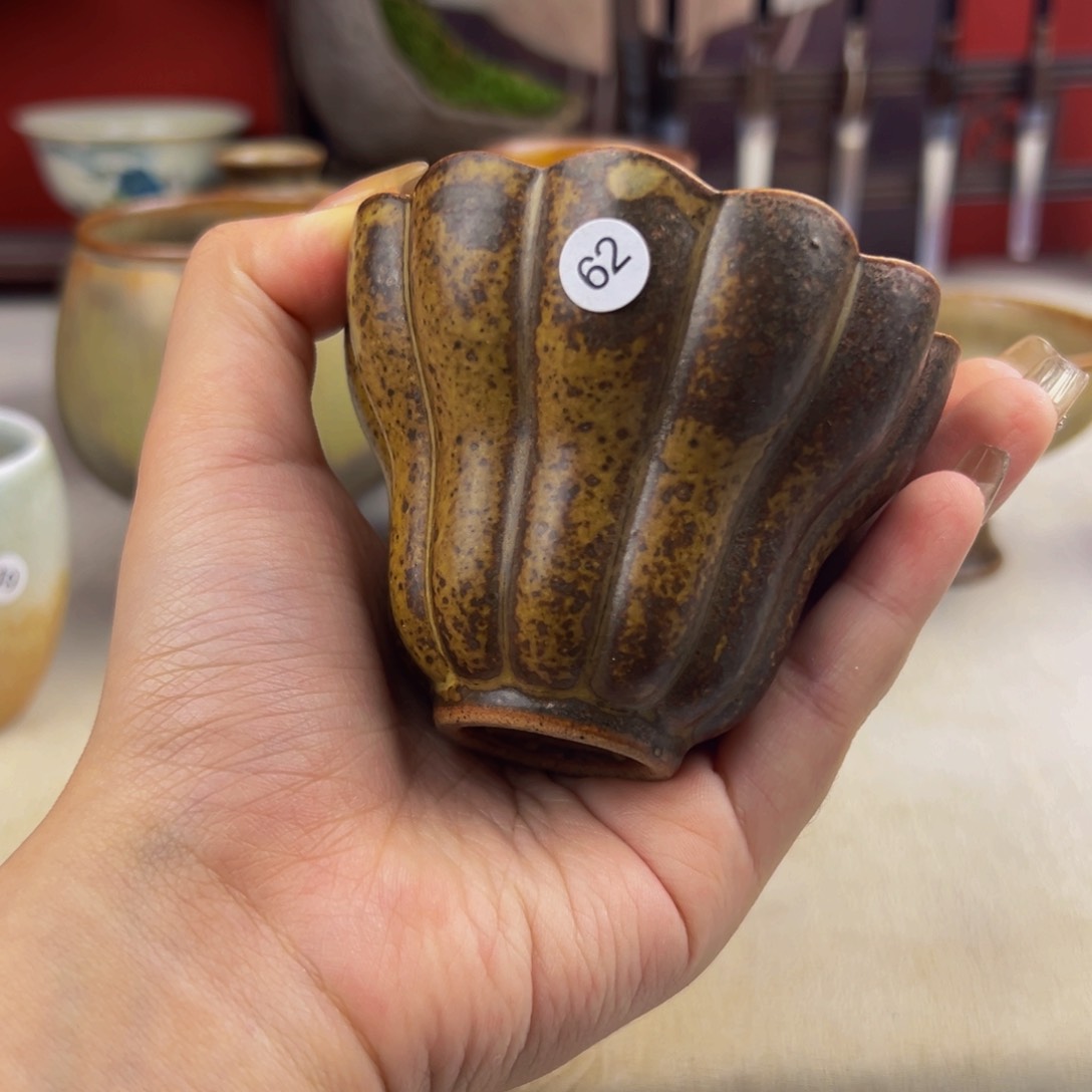 杯子纯手工柴烧主人杯