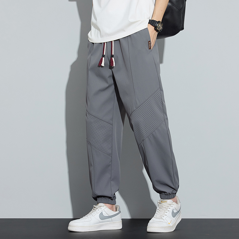 长裤潮春夏速干休闲裤男士裤子速干裤潮流透气工装裤大码弹力夏季