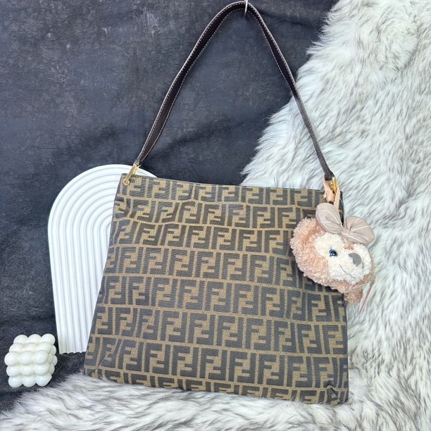 95新 FENDI/芬迪 经典老花单肩托特包