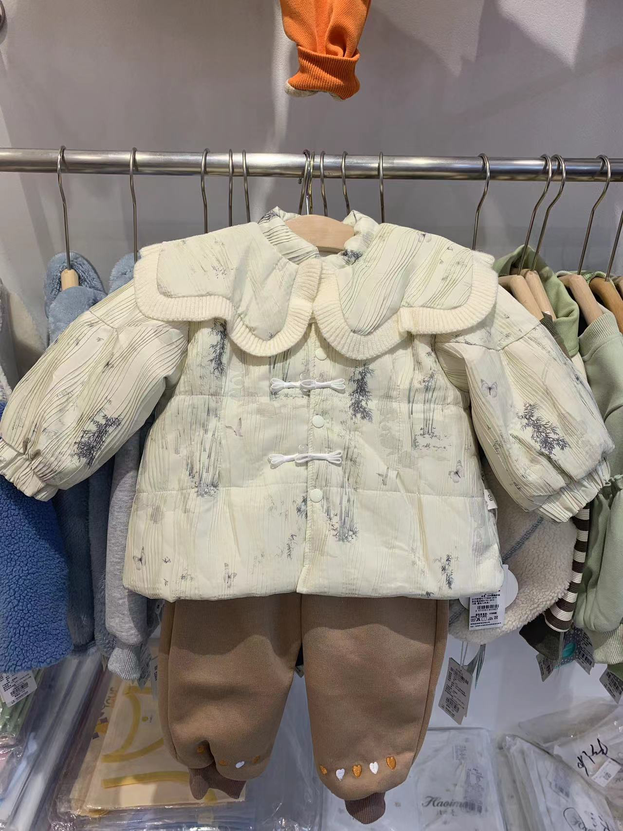 【小豆叮】5241653童心果蝴蝶飞飞平腰三件套