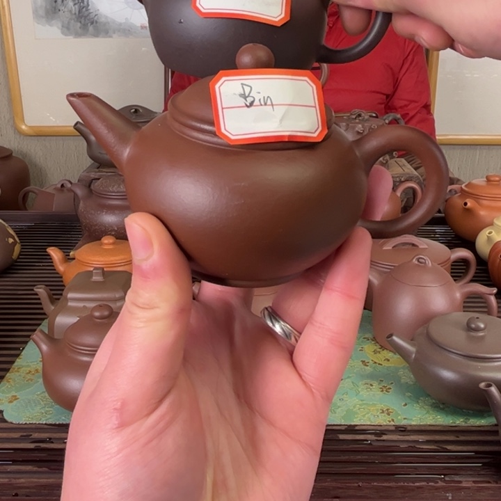 紫砂茶壶B*n全手工底槽清水平190c