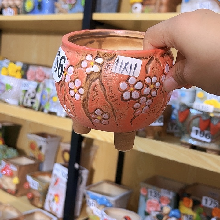 陶瓷多肉花盆满15包邮