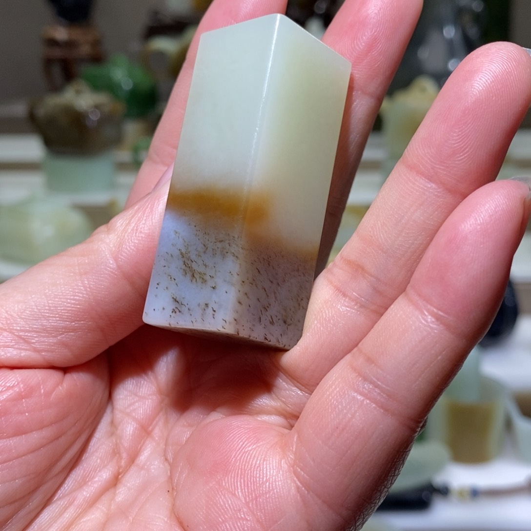 和田玉把件未镶嵌旺*生特色印章