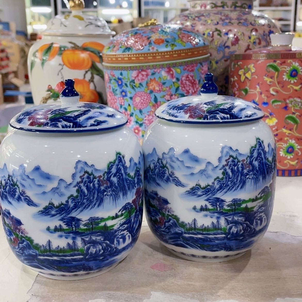 【闪购商品】罐陶瓷茶叶罐密封罐