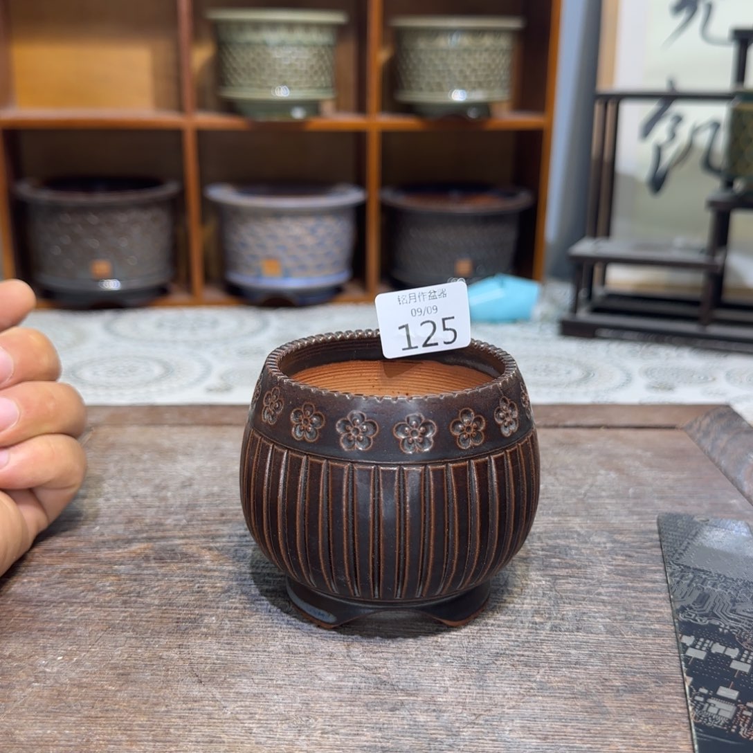 手工花盆 125内口口径6cm