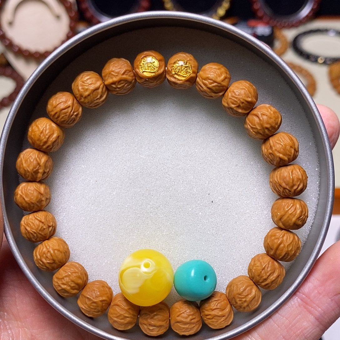 猴头核桃手串全品双标款毒液 尺寸10左右 馒头料