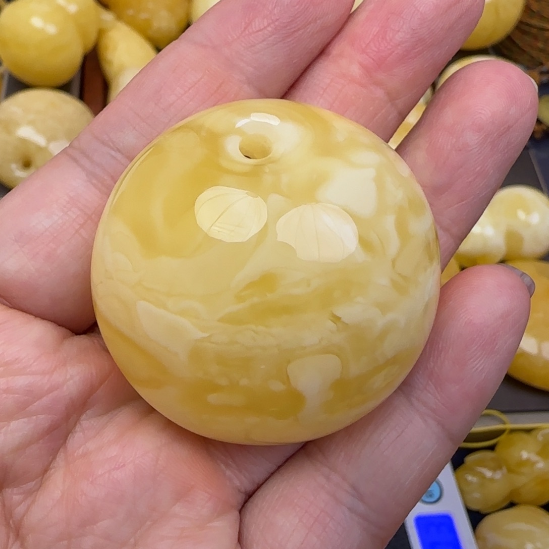 蜜蜡颈饰未镶嵌天然蜜蜡