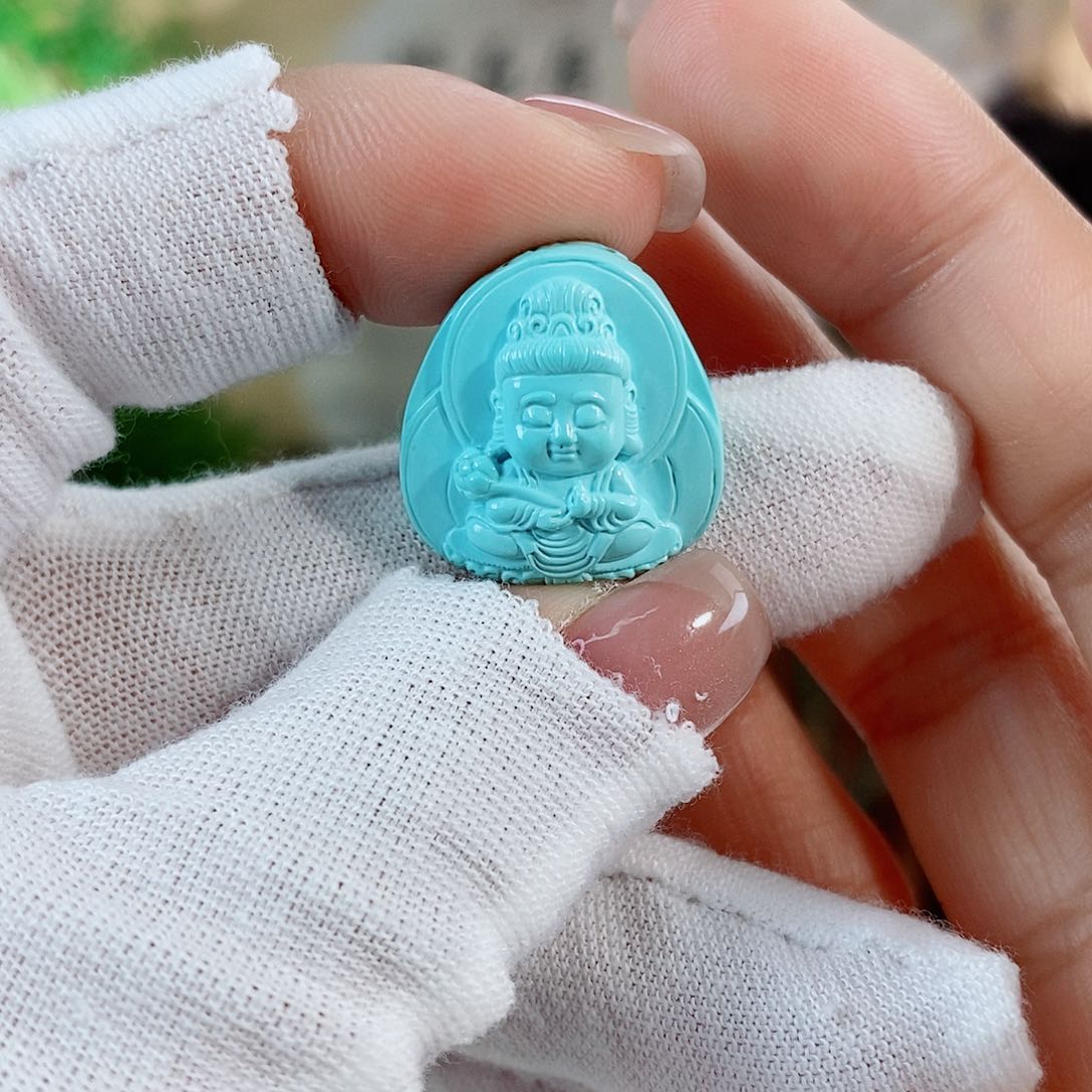 绿松石珠宝奇石未镶嵌
