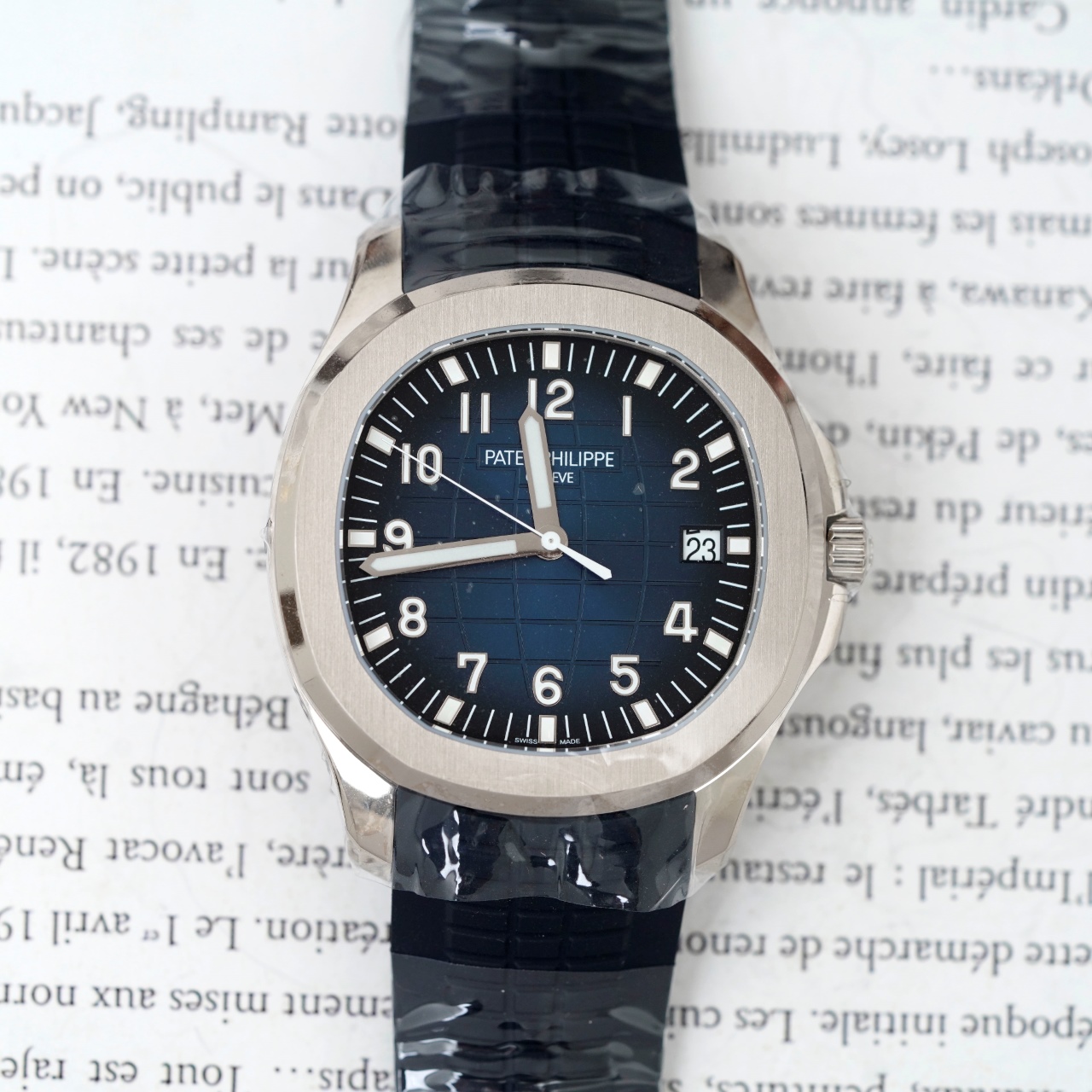 95新 Patek Philippe/百达翡丽 21年手雷5168G蓝盘男士经典机械表