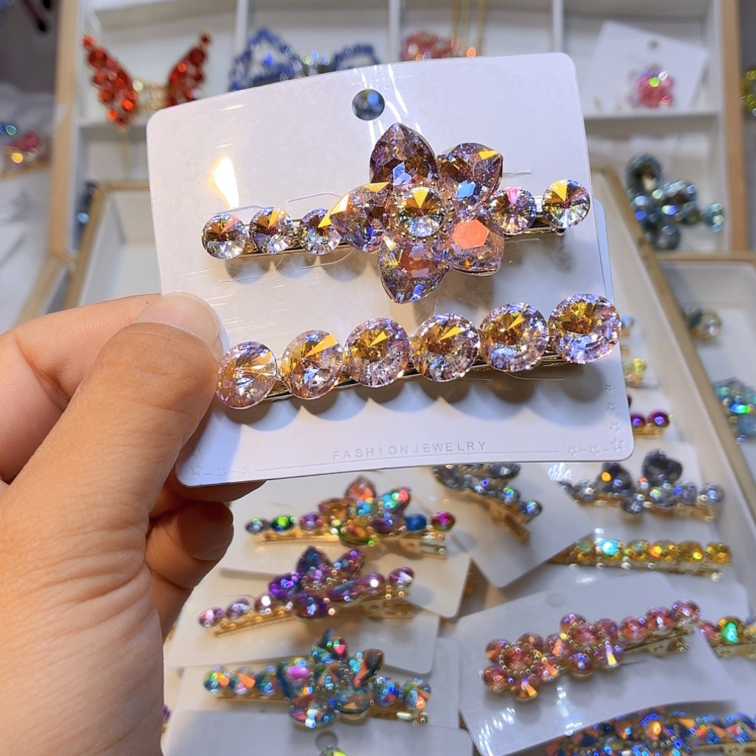 皮质铁合金发饰发夹发夹