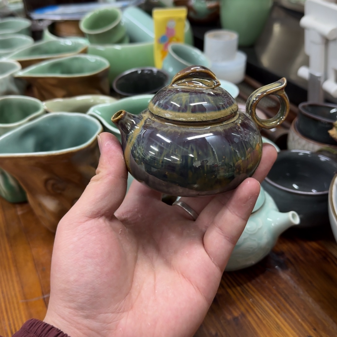 龙泉青瓷茶具微瑕63990