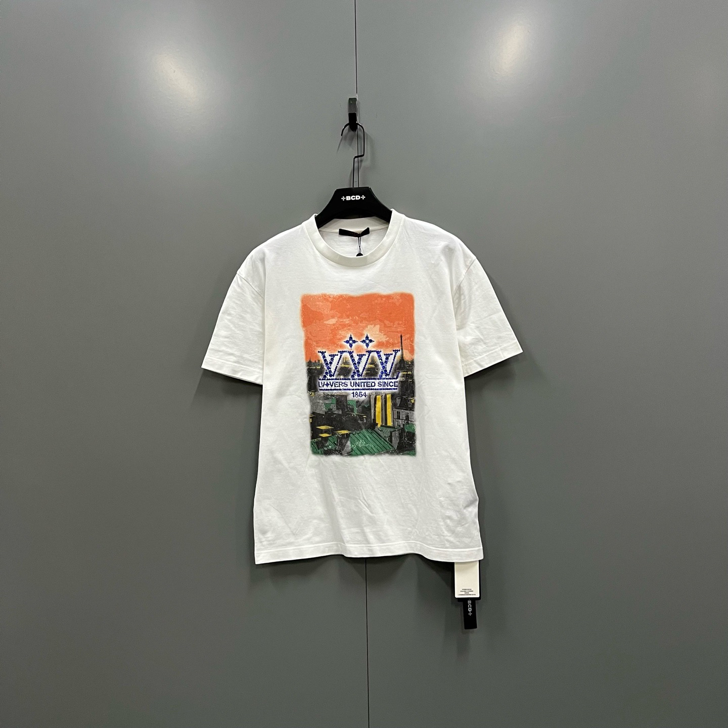 未使用 LouisVuitton/路易威登 ab1123 017315 夕阳短袖 L码