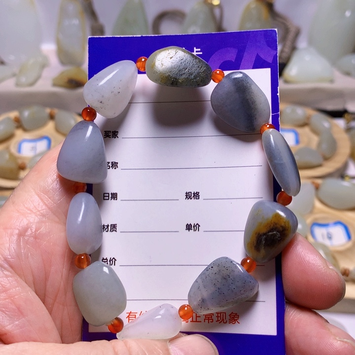 和田玉（白玉）手串未镶嵌