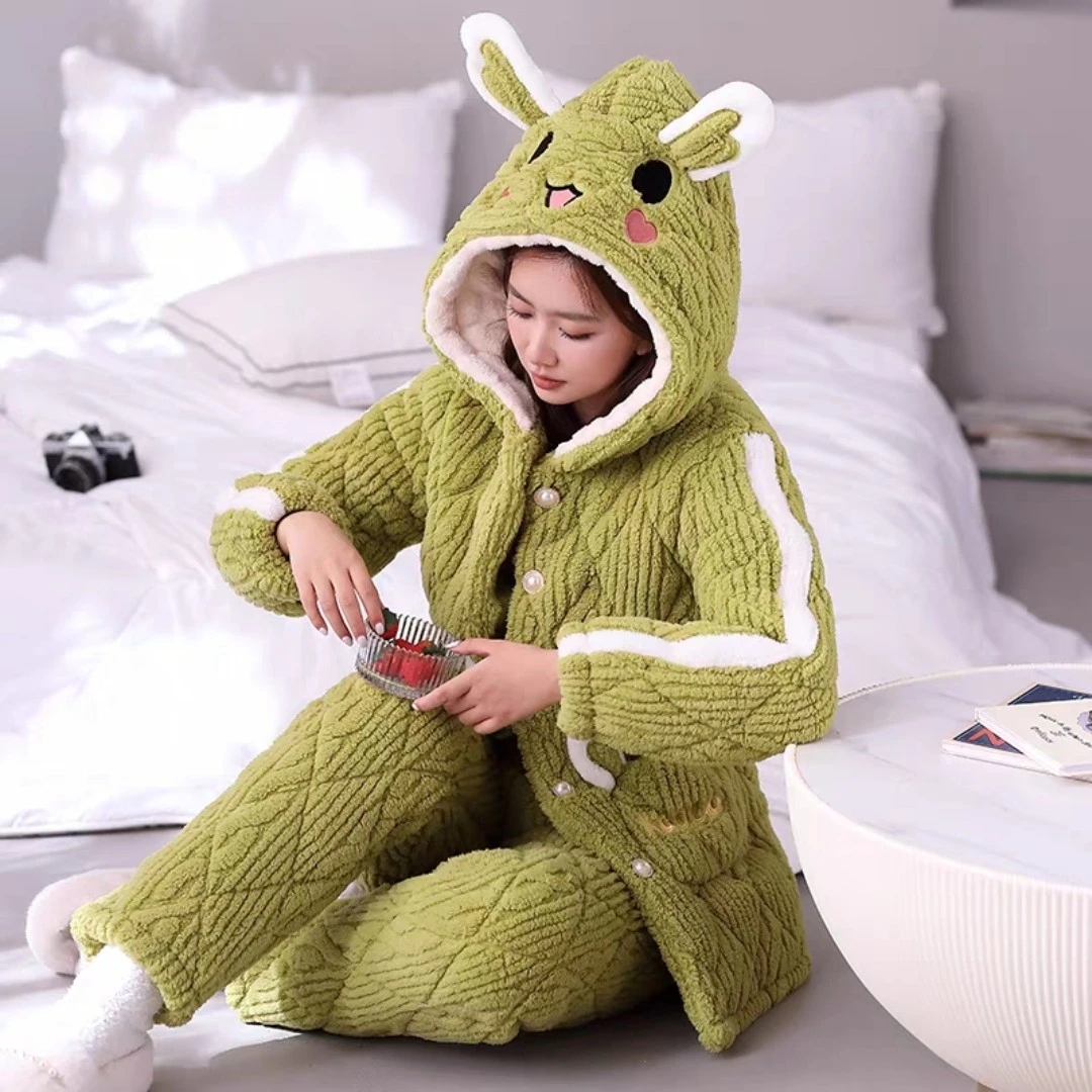 10号1001-1056按主播说的链接去拍三层夹棉睡衣女找相应编号拍下