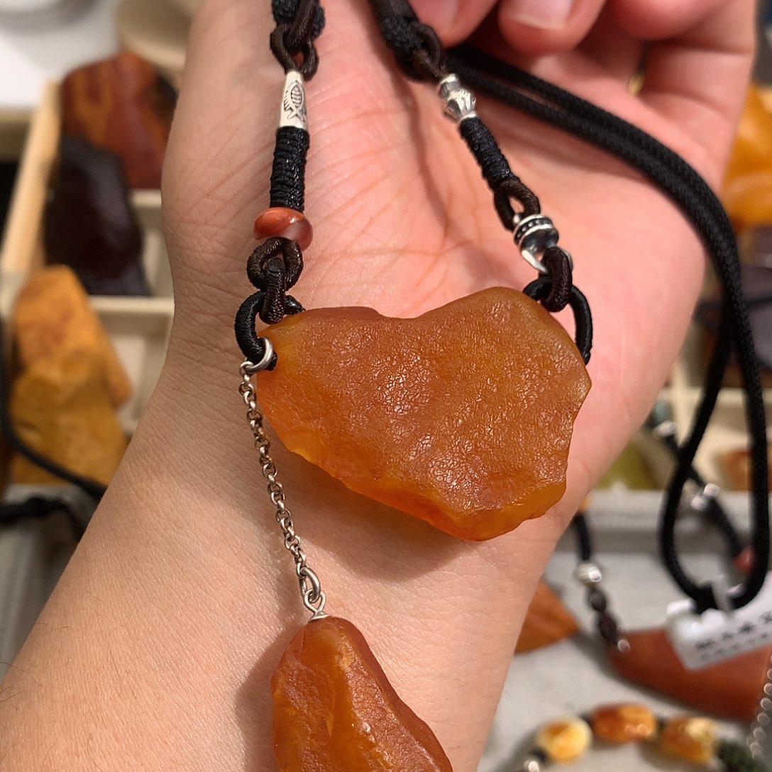 蜜蜡裸石未镶嵌你