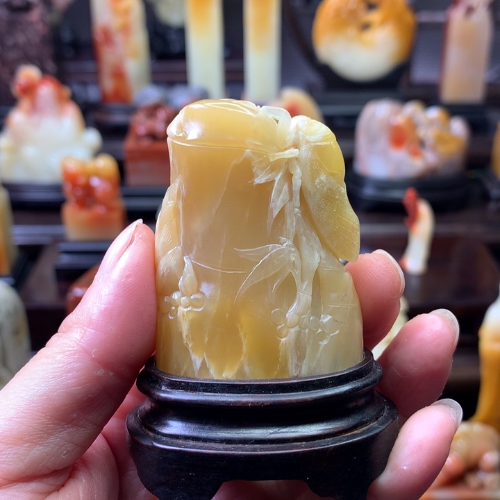 寿山石印石寿山石大山晶